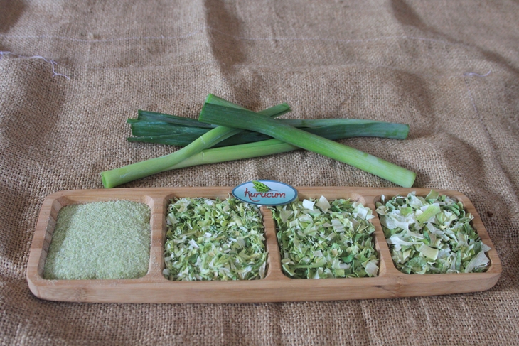 kurutulmuş pırasa yaprak